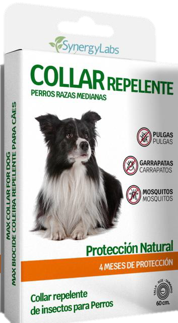 Collar repelente natural para perros medianos