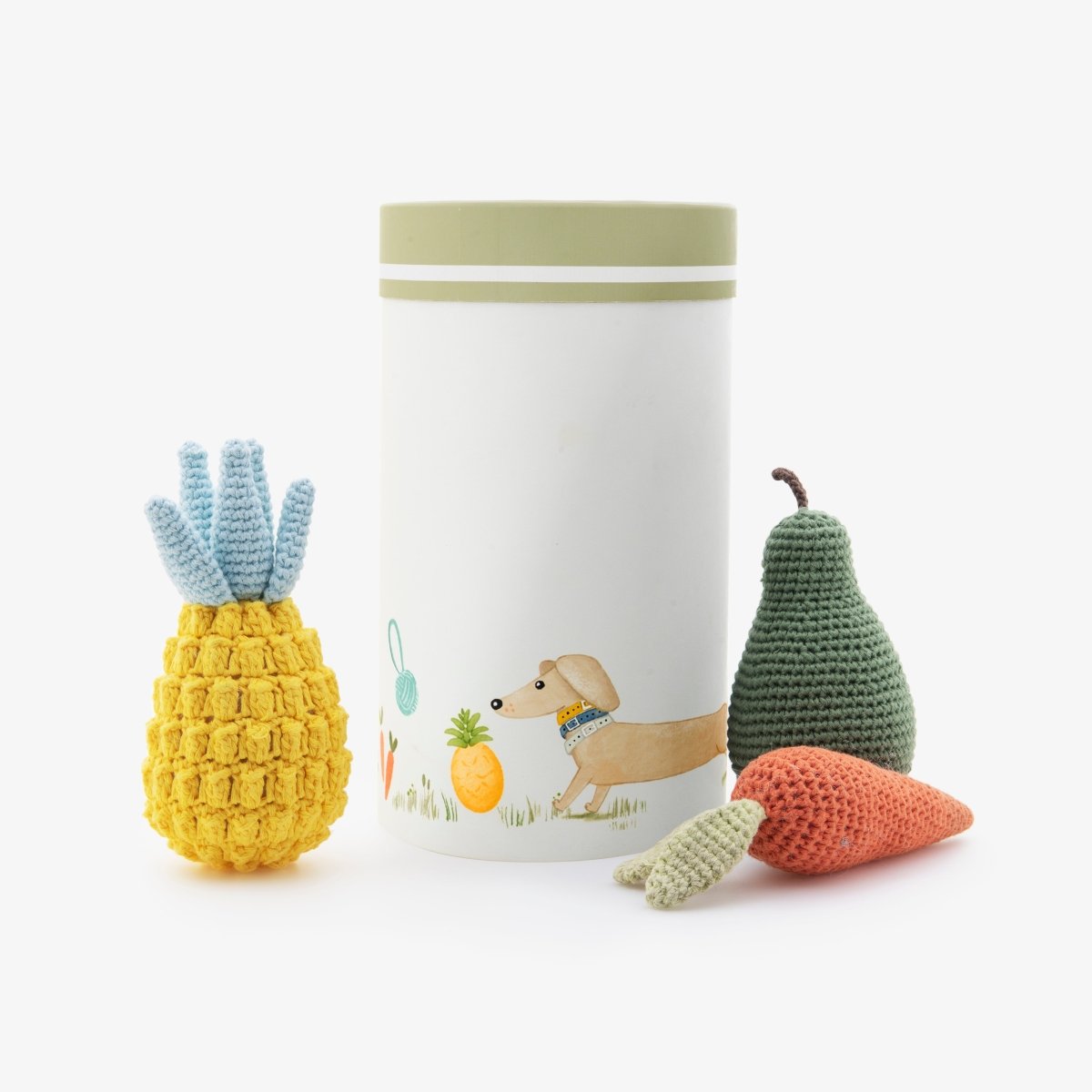 Pack 3 Juguetes Veggie Orgánicos para Perros