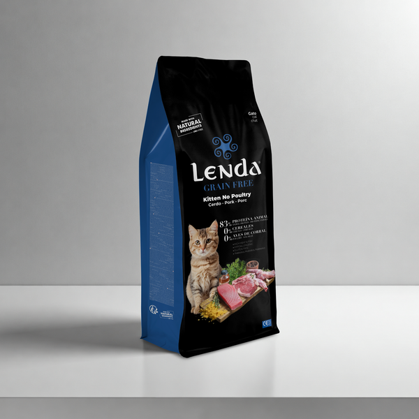 Lenda Grain Free Kitten - Cerdo, Conejo y Atún