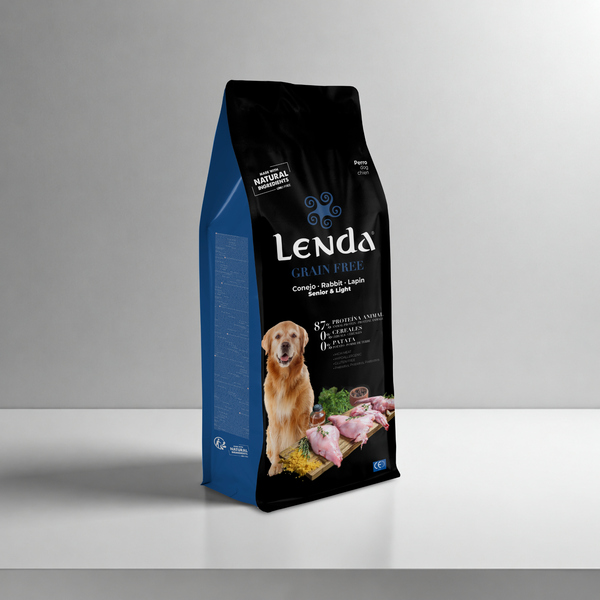 Lenda Grain Free Light y Senior - Conejo y Pavo